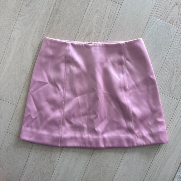 ARKET - Light Pink Satin Skirt - Picture 2 of 4